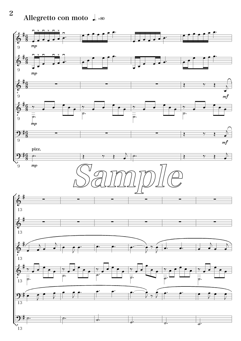 Sample Score